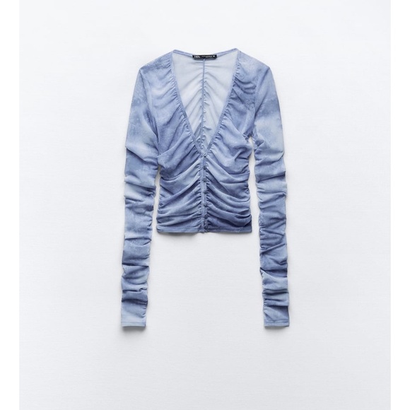 Zara cloud long sleeve top - Picture 2 of 3